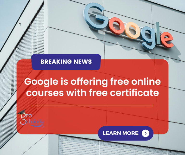 Google Free Online Courses  with Free Certificates 2024